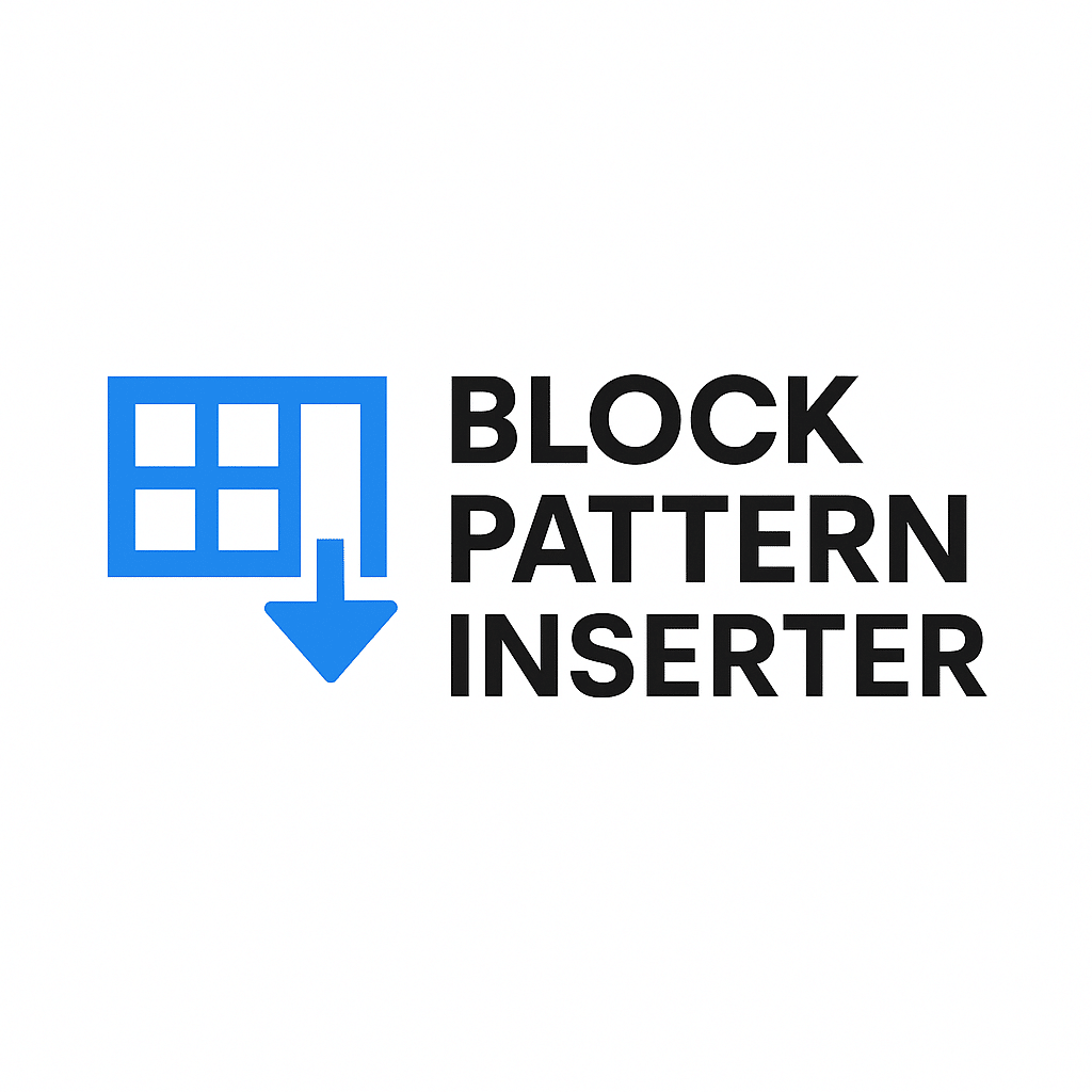 Block Pattern Inserter WordPress plugin